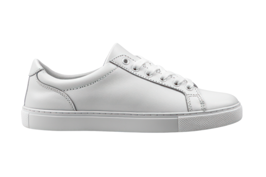 A classic tennis shoe with a timeless charm, isolated on a white background.