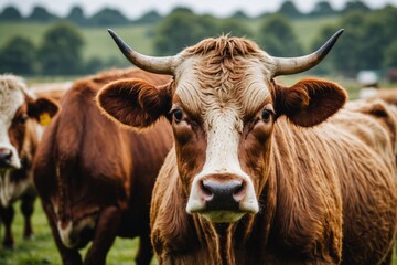 Concept agriculture cattle livestock farming industry