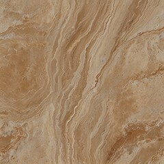 A travertine marble texture with its characteristic porous surface and soft, earthy tones.
