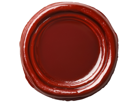 Wax seal embossed