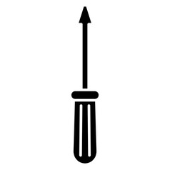 screwdriver icon. maintenance tool