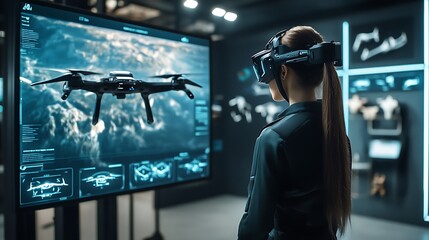 A futuristic augmented reality zoo with immersive wildlife experiences and digital habitat simulations