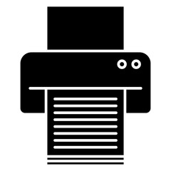 printer icon vector illustration