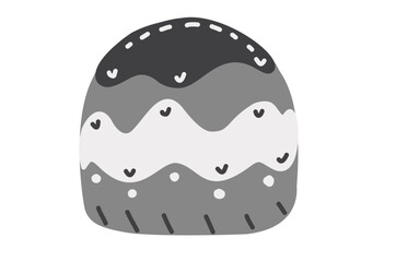 Illustration icons design art typo Christmas tree message coffee tea 