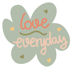 Illustration icons design art typo Christmas tree message coffee tea 