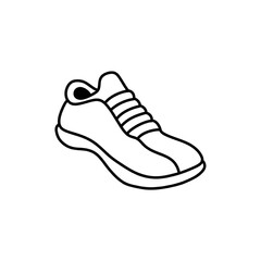 shoe flat icon vector illustration, isolated on white