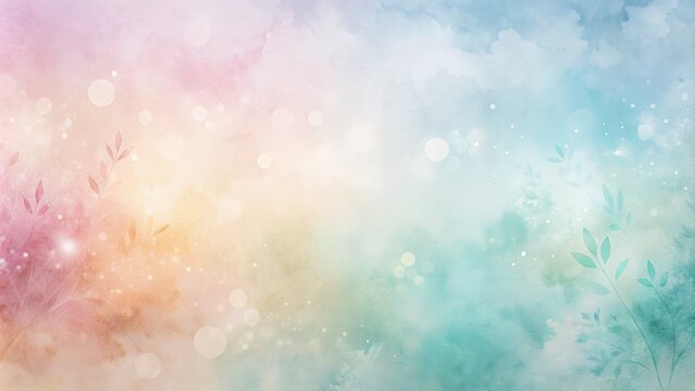 Delicate watercolor-inspired soft gradient wash background with gentle texture, featuring serene pastel hues and subtle organic patterns, evoking a sense of calmness.