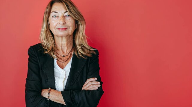 Portrait of a successful CEO in her late fifties