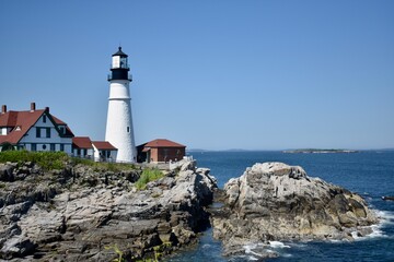 lighthouse on the coast