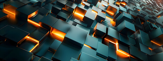 abstract 3d modern technology background design for business