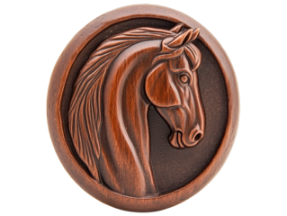 Wax seal embossed with a horse's head