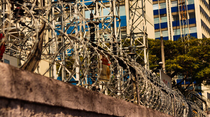 Instalações elétricas de uma distribuidora de energia no brasil