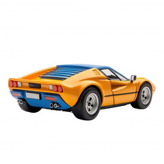 Classic Sports Car Rear View