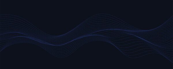 Abstract blue wave background. Vector illustration. EPS10