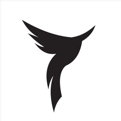 flying silhouette