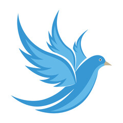Bird wing dove logo design 2