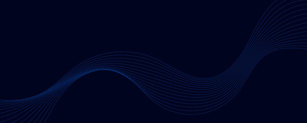 Abstract blue wave background. Vector illustration. EPS10