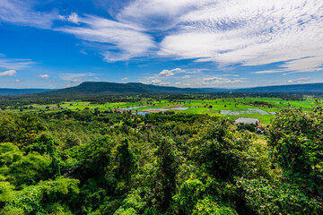 Wallpaper from the top of the mountain, overlooking the panorama, with the wind blowing all the time, fresh air, is a viewpoint that adventurers regularly visit.