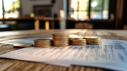 An infographic explaining the concept of cash flow with visuals showing income and expenses and tips for maintaining a positive cash flow Stock Photo with copy space