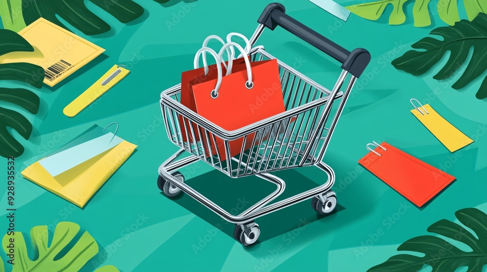 Aufkleber An infographic explaining how to save for a big purchase with tips on budgeting cutting unnecessary expenses and setting up a dedicated savings account Stock Photo with copy space