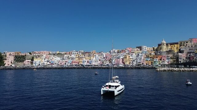 Isola di Procida - panorama della Corricella