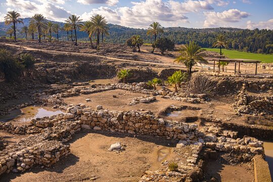 Archaeological Excavation at Megiddo National Park, Armageddon Site