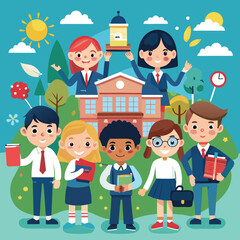 Back to school vector 