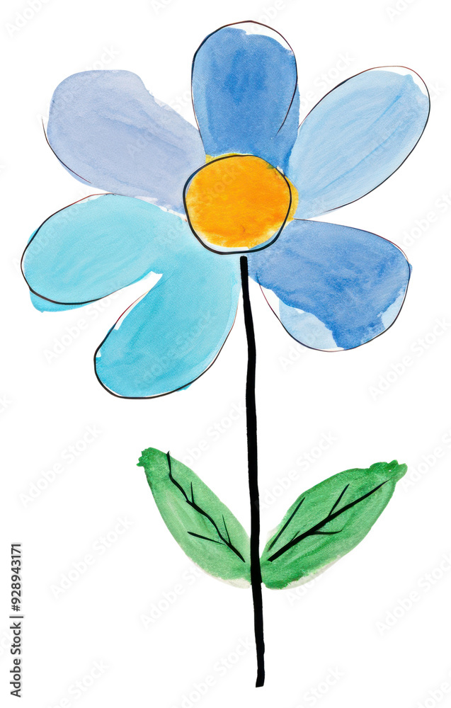 Canvas Prints png flower painting drawing nature.