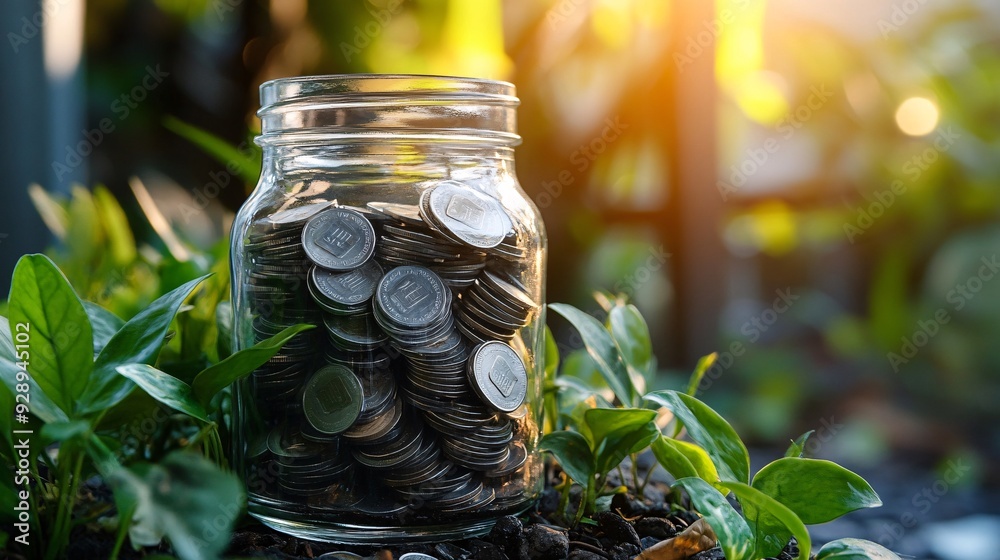 Poster an infographic showing how to balance short-term and long-term financial goals with tips on how to p