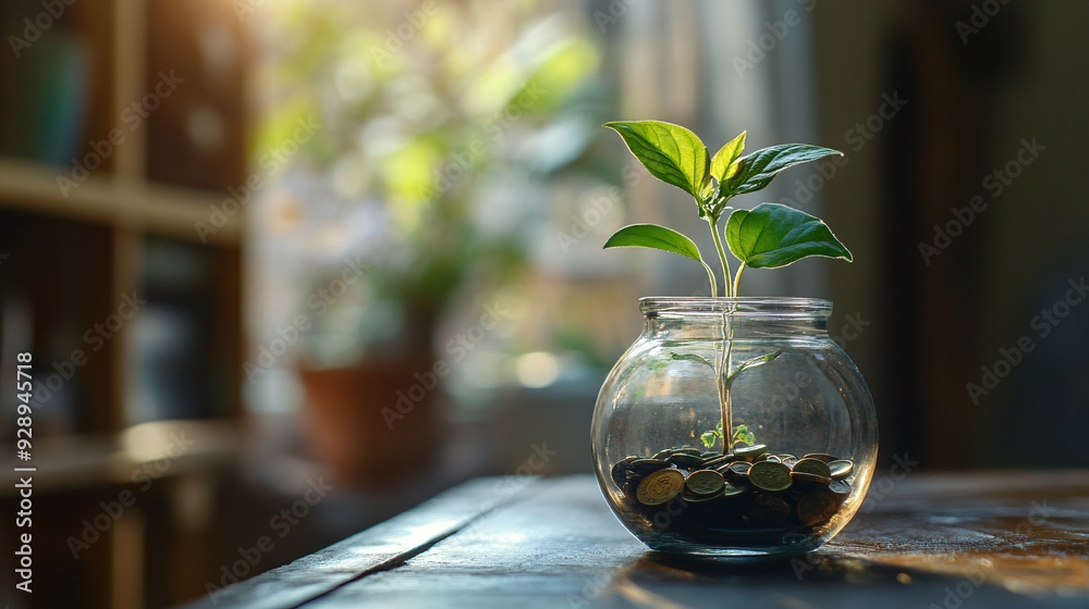 Aufkleber A visual guide explaining how to build a strong financial foundation with tips on budgeting saving and avoiding unnecessary debt Stock Photo with copy space