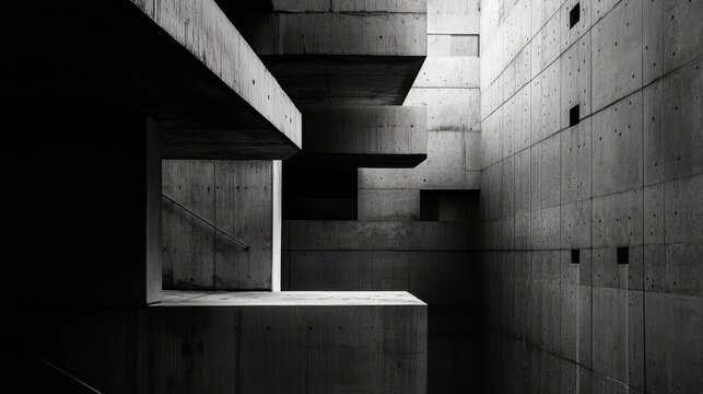 Brutalism Reimagined: Bold and Raw Graphic Design with High Contrast Textures and Blocky Typography