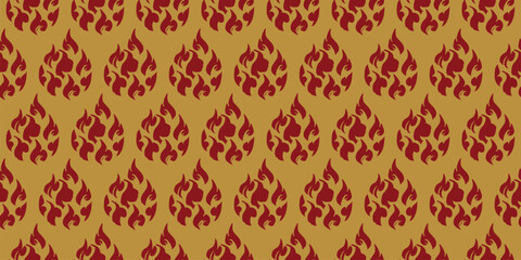 Thai style Abstract pattern. Seamless vector background. Ornament for fabric, wallpaper, packaging. Decorative print