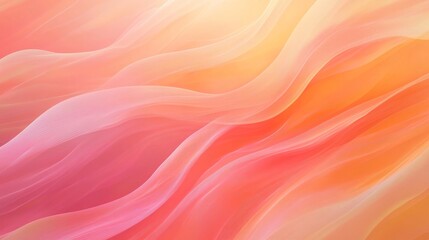 Obraz premium Dynamic Design with Peach Fuzz Gradient Abstract Background and Subtle Complementary Colors.