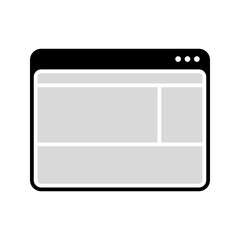 Web Page Layout Icons

