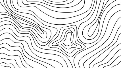 Topographic line contour map background