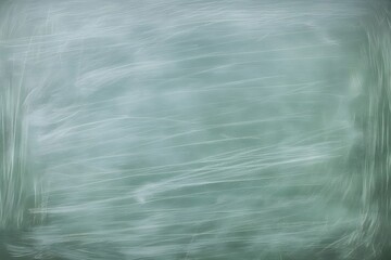 Green Chalkboard with White Erasure Marks