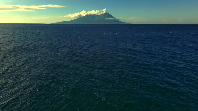 Ocean beach  lombok Mountine nature road motorcycle touring boat