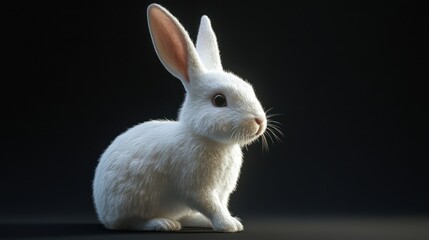 White Rabbit Portrait