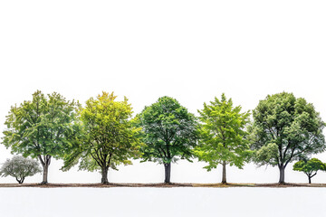 tree isolated on white background