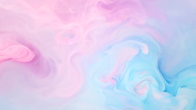Pink and blue abstract background resembling smoke or clouds, creating a soft and dreamy atmosphere. Perfect for projects related to fantasy, romance, or spirituality