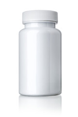 Plastic bottle for medicines