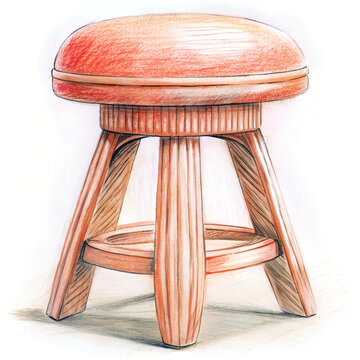 recommend clip art: Wooden Chair, Stool.  