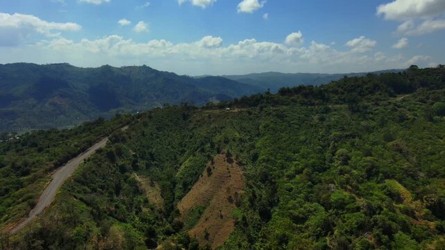 Ocean beach  lombok Mountine nature road motorcycle touring boat
