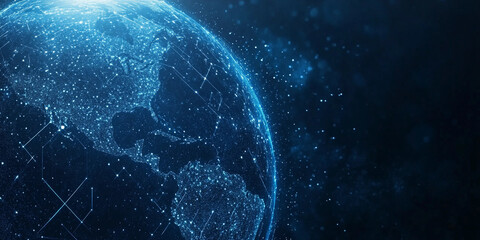 Obraz premium blue planet earth