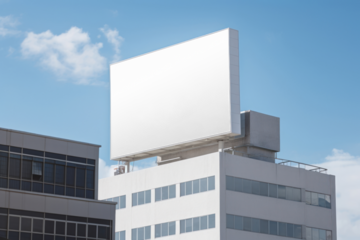 Billboard sign png transparent mockup