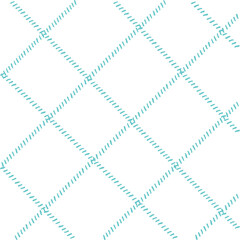 Vector hand drawn cute checkered pattern. Doodle Plaid geometrical simple texture. Crossing lines. Abstract cute delicate pattern ideal for fabric, textile, wallpaper