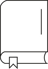 open book vector icon set. study text book pages symbol. brochure or flyer manual sign. library novel publication book icon set. in black and white color