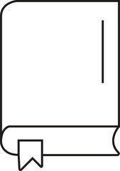 open book vector icon set. study text book pages symbol. brochure or flyer manual sign. library novel publication book icon set. in black and white color