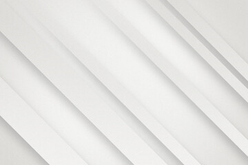 Obraz premium Abstract geometric white and gray stripes diagonal lines Background design Technology and modern concept. White and grey minimal and elegant background with subtle dust grain noise effect texture.