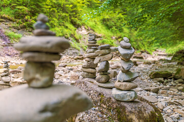 Allgäu - Steinturm - Steinmännchen - Natur
